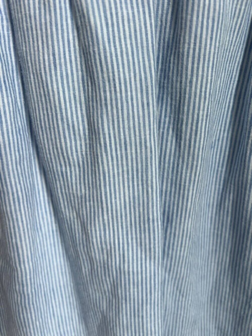 JCREW | Light Blue & White Striped Cotton Linen Sleeveless Mini Dress Size 8 - Picture 4 of 16